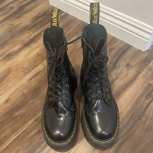 JADON SMOOTH LEATHER PLATFORM BOOTS